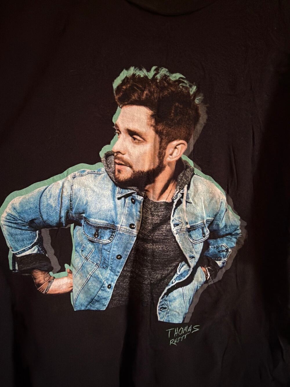 Thomas Rhett Home Team Tour 2017 T-Shirt XL Black Country Concert Graphic Tee